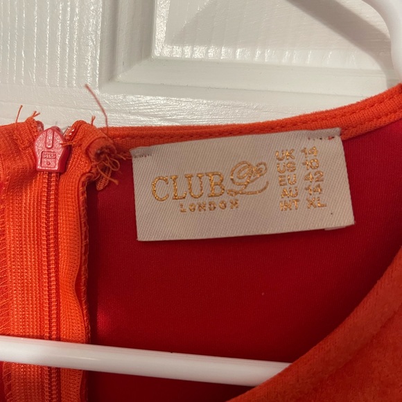 Orange ASOS beaded dress - Picture 5 of 5